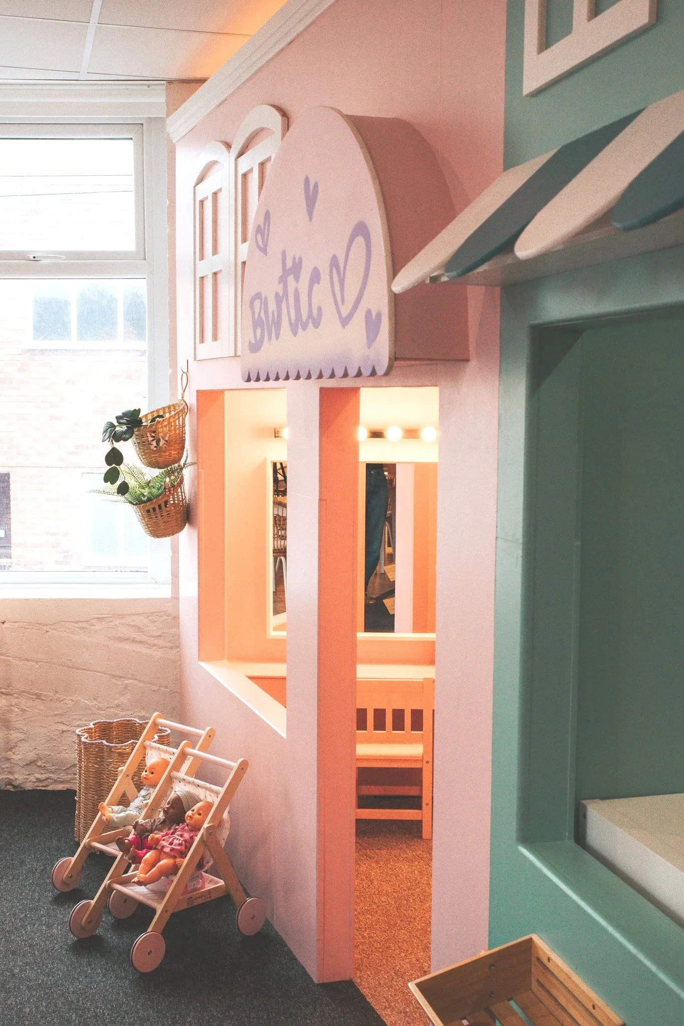 Bwtic role play area on the first floor.
