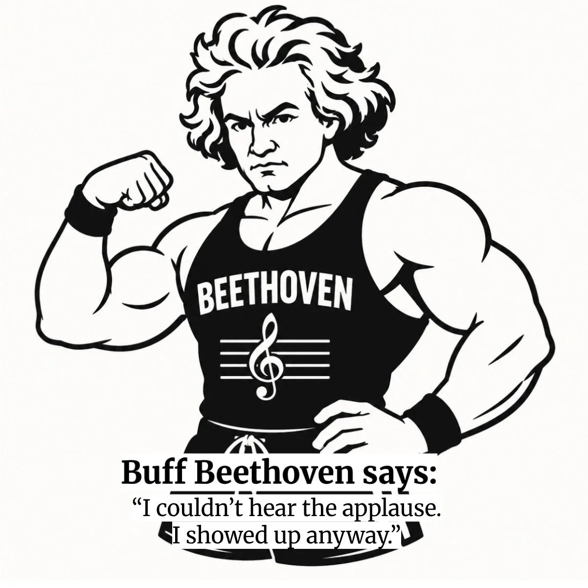 Be like Buff Beethoven.