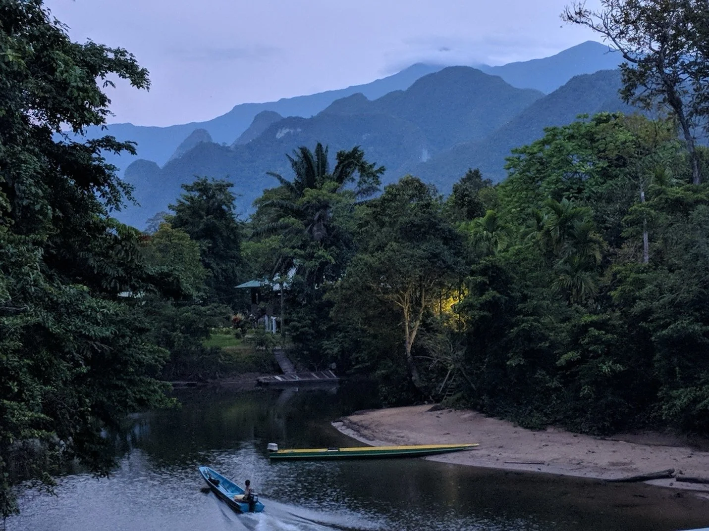 River winding through the jungle