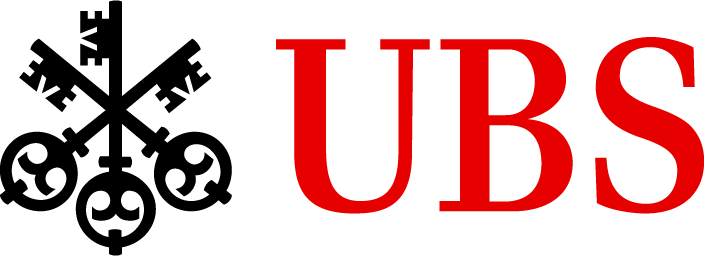 UBS logo with black and red text on a white background.