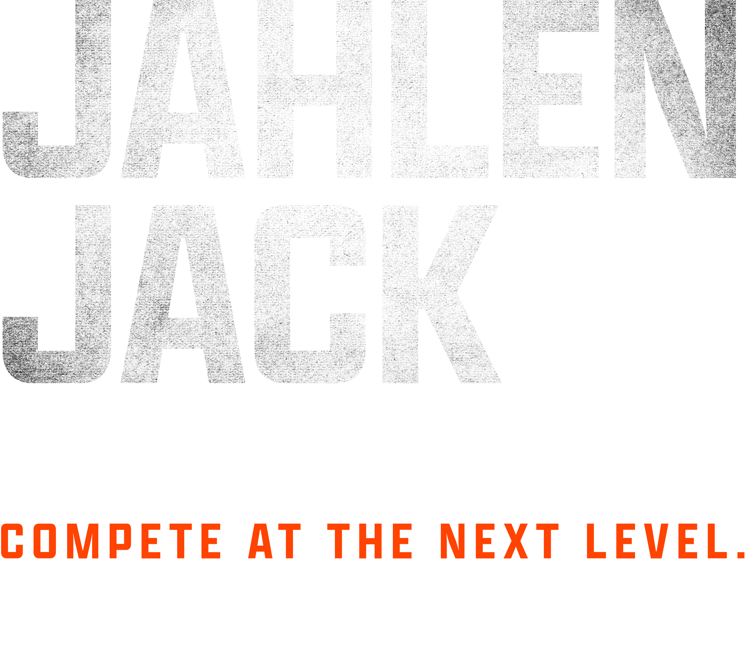 Text saying 'JAILEN JACKET' with additional text about developing confidence, volleyball development, and individual and group training