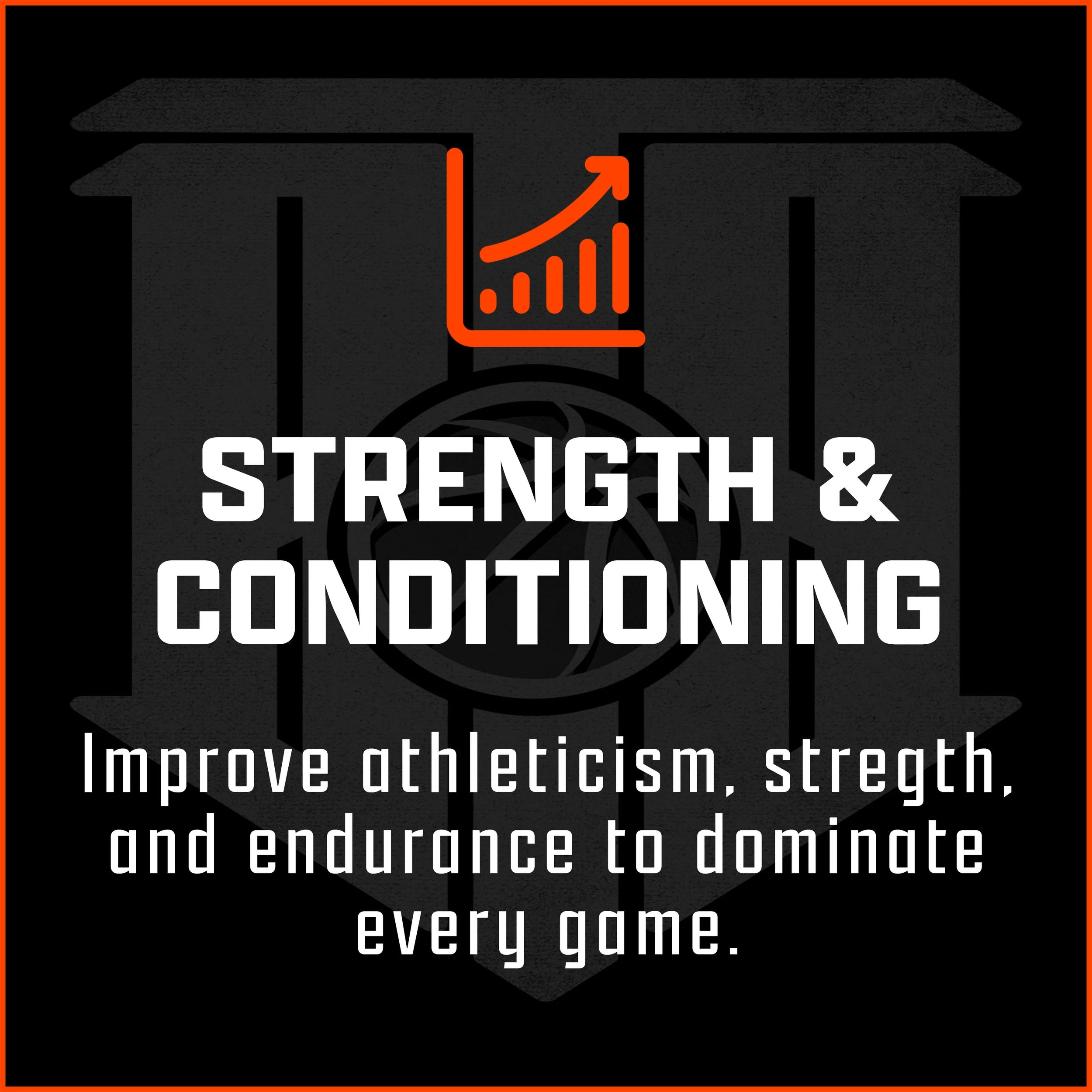 A black background image with an illustration of a building and an upward trending bar graph with an arrow. The text 'Strength & Contribution' is prominently displayed.