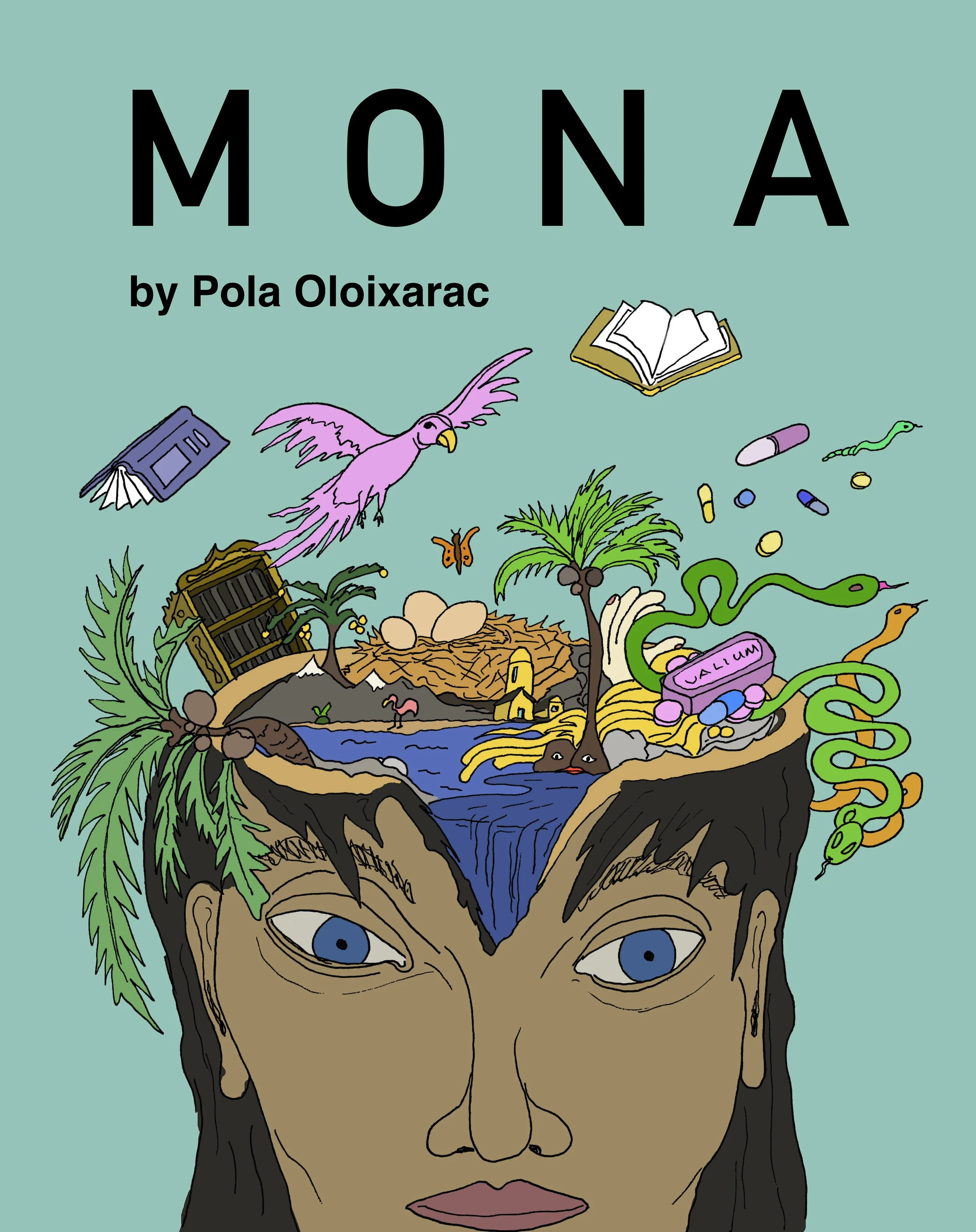 Mona Book Cover Digital Print 8.5" x 11"