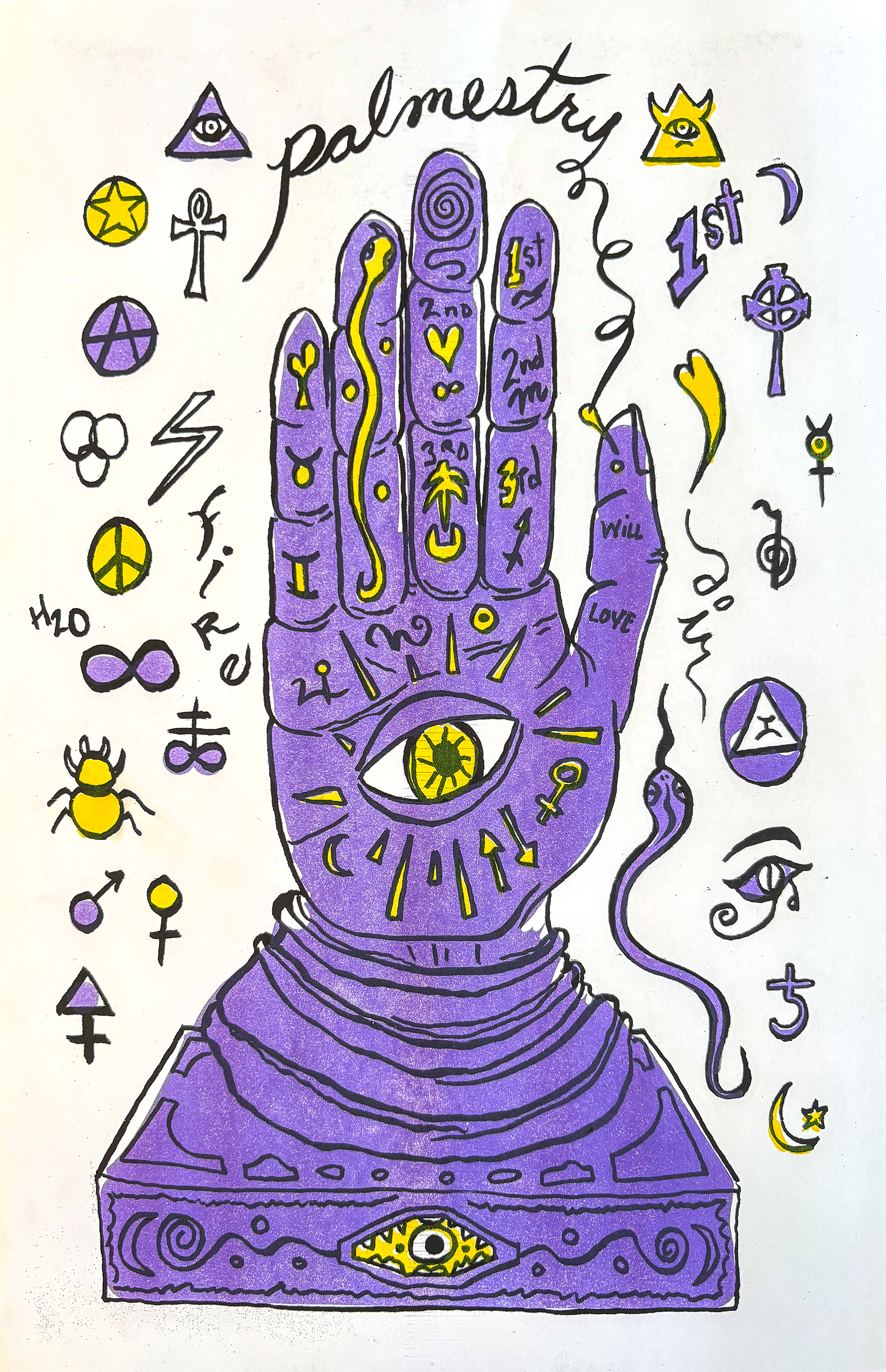 Palmestry Risoprint 11" x 17" Poster