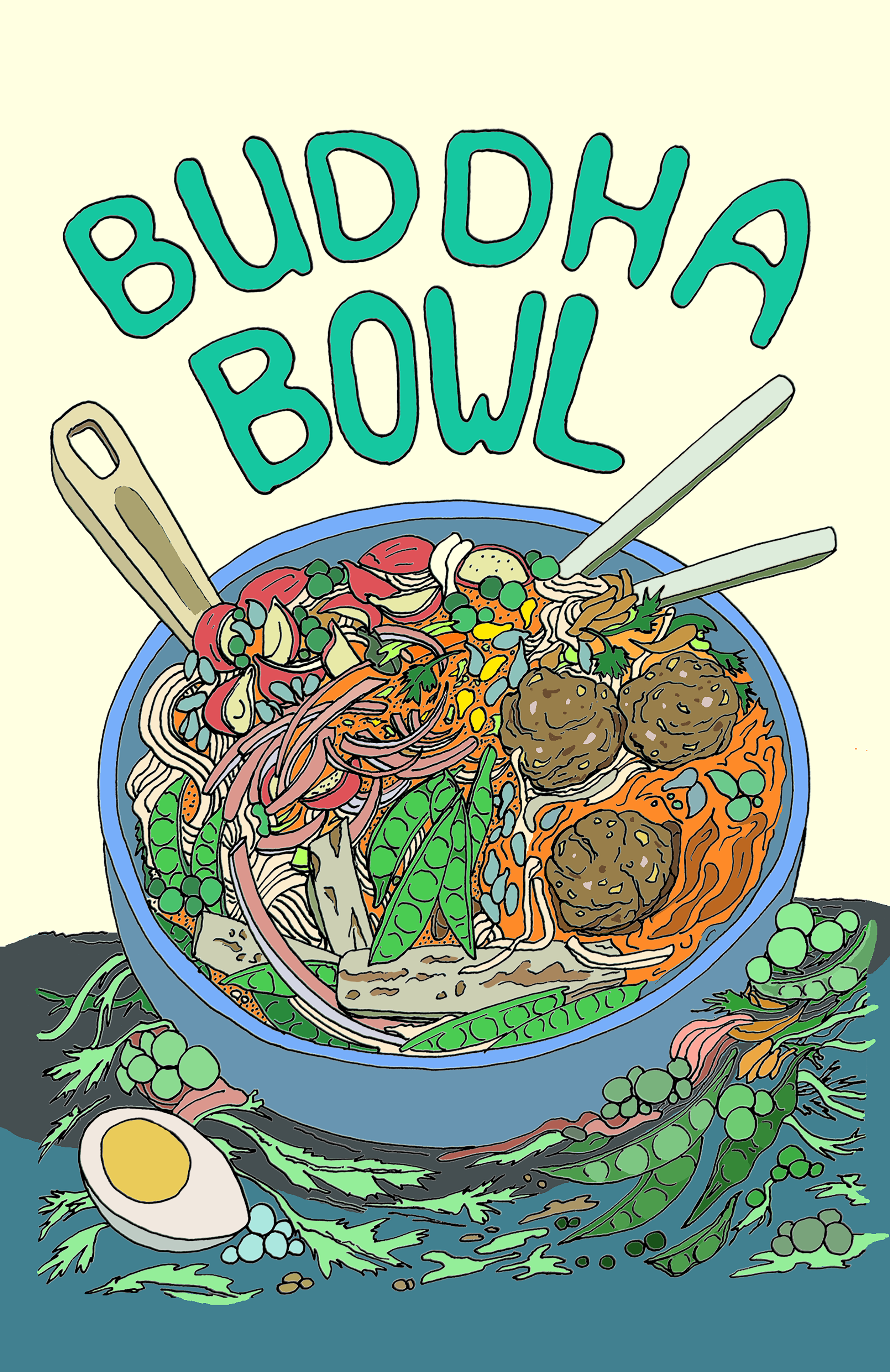Buddha Bowl Digital Print 11
