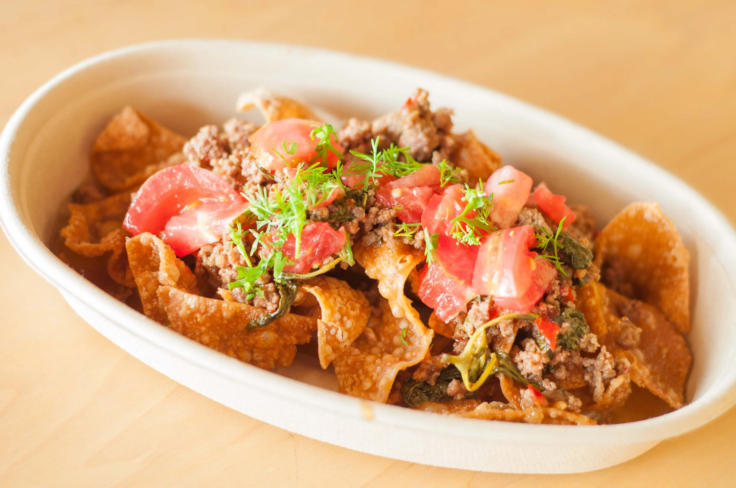 Wonton Nachos