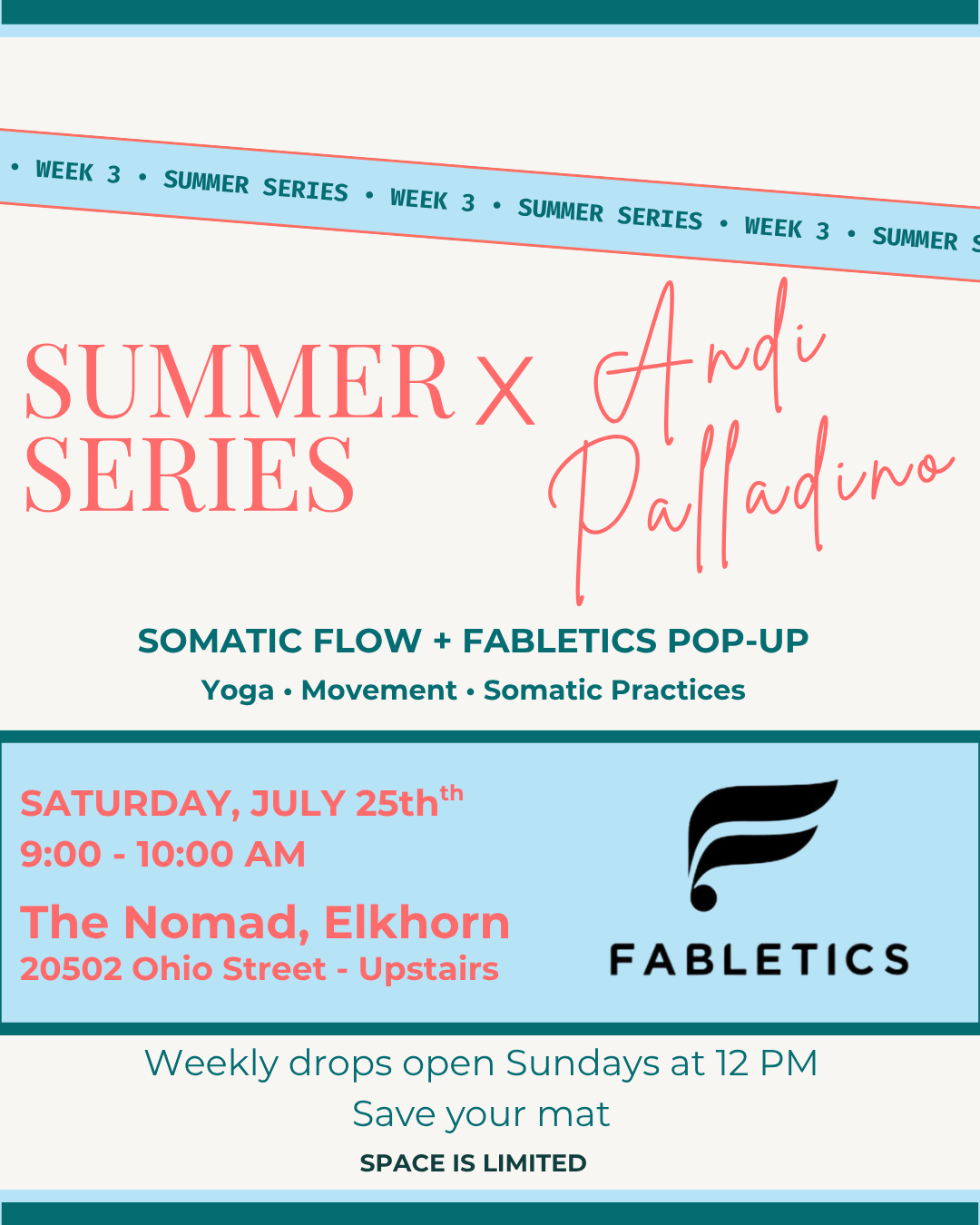Somatic Flow x Fabletics w/ Andi