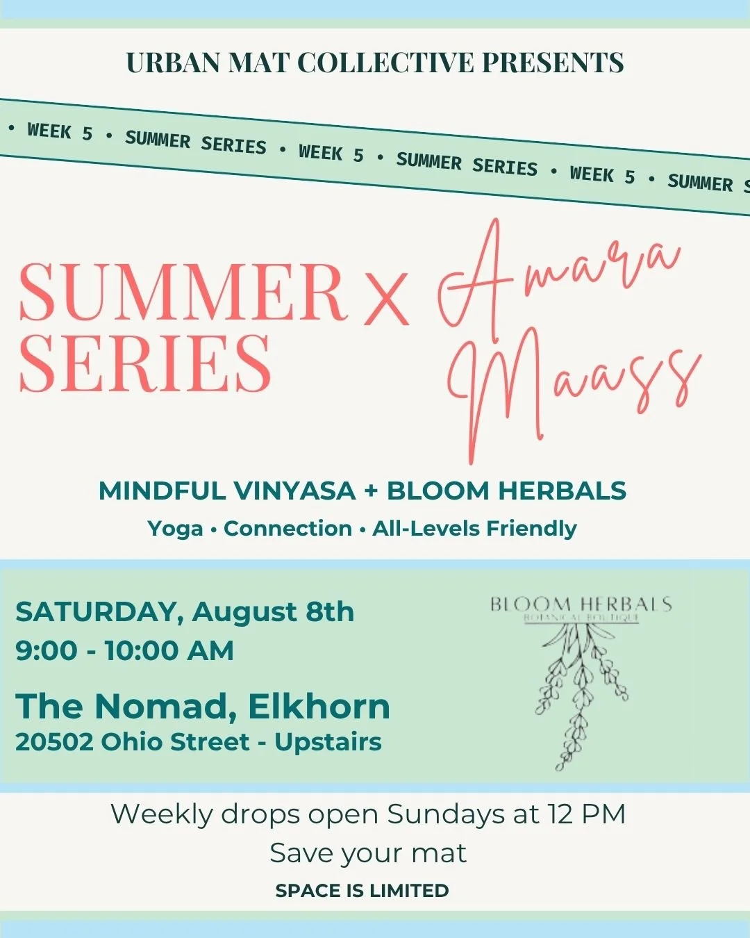 Mindful Vinyasa w/ Amara Maass X Bloom Herbals