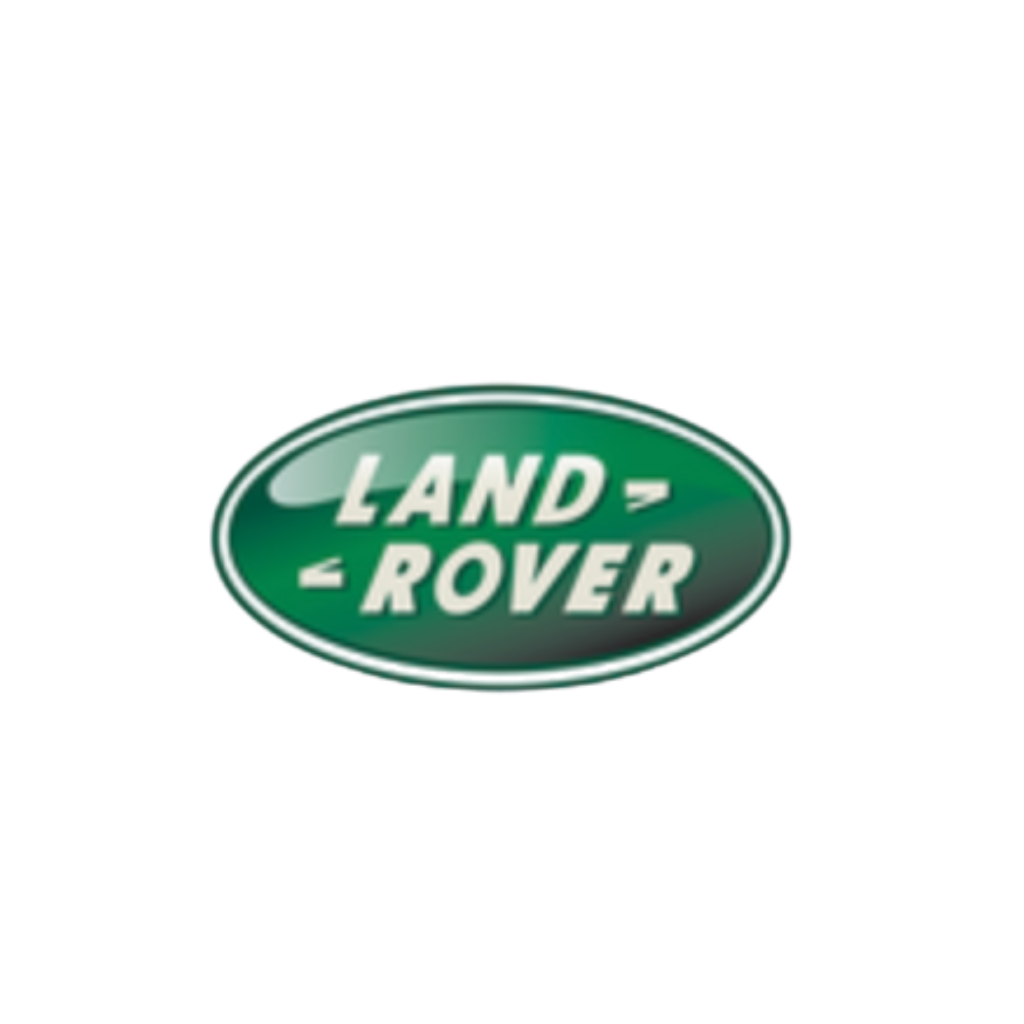 Logo Land Rover Rover su sfondo nero