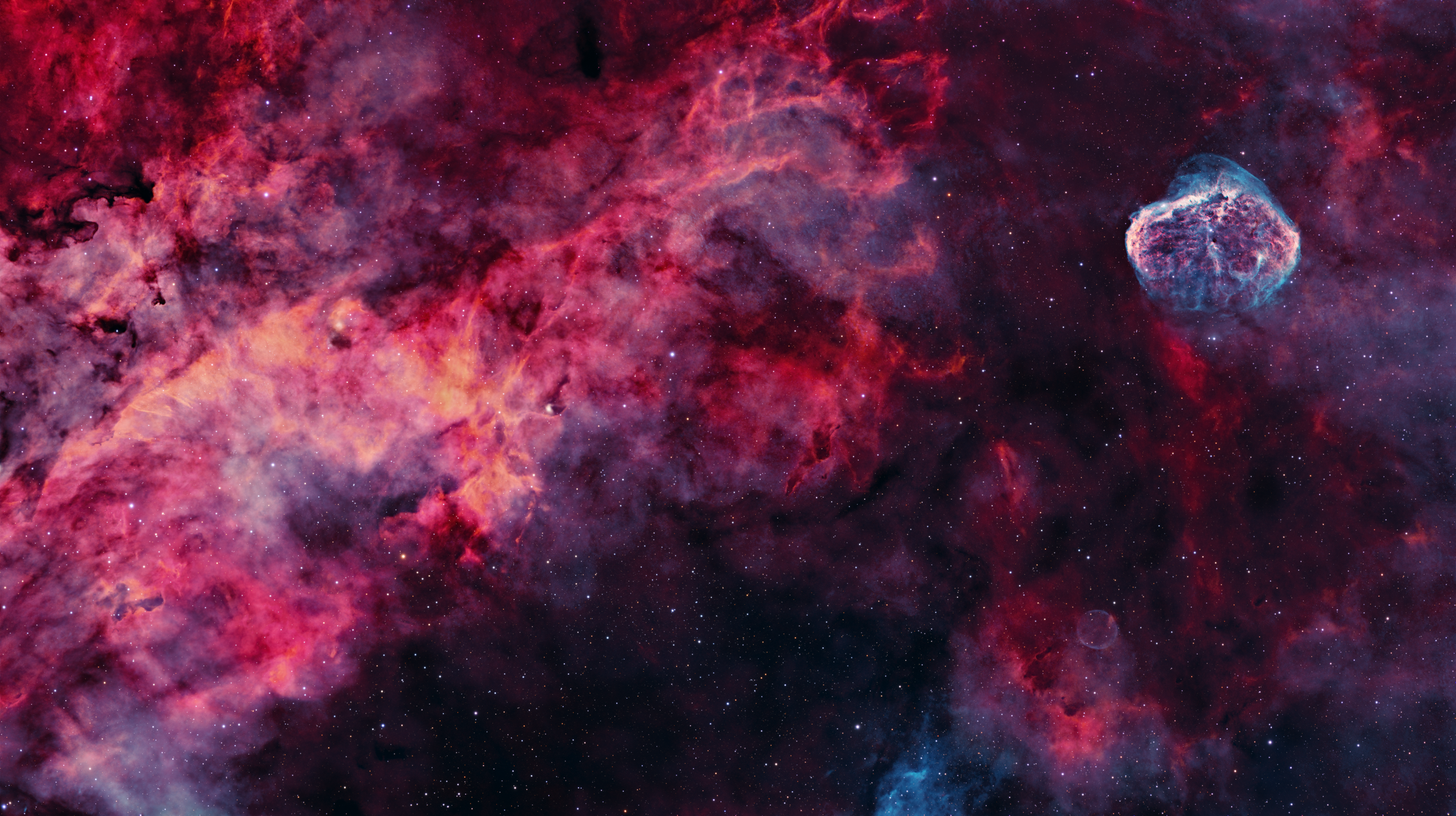 Crescent Nebula & Friends (HSO)