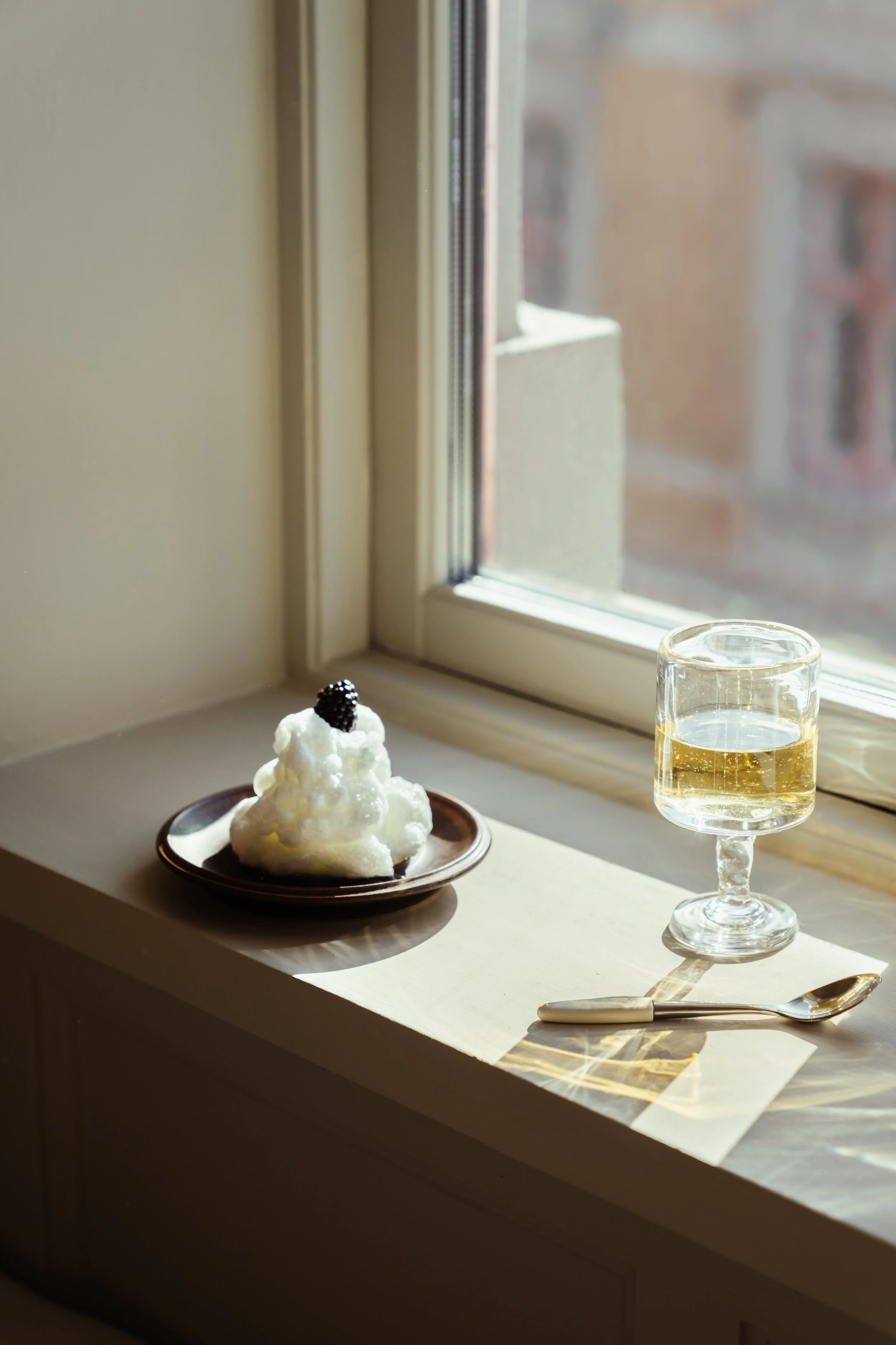 Skaugum of Norway handcrafted cutlery in a calm tabletop composition, styling Catrine Svellingen
