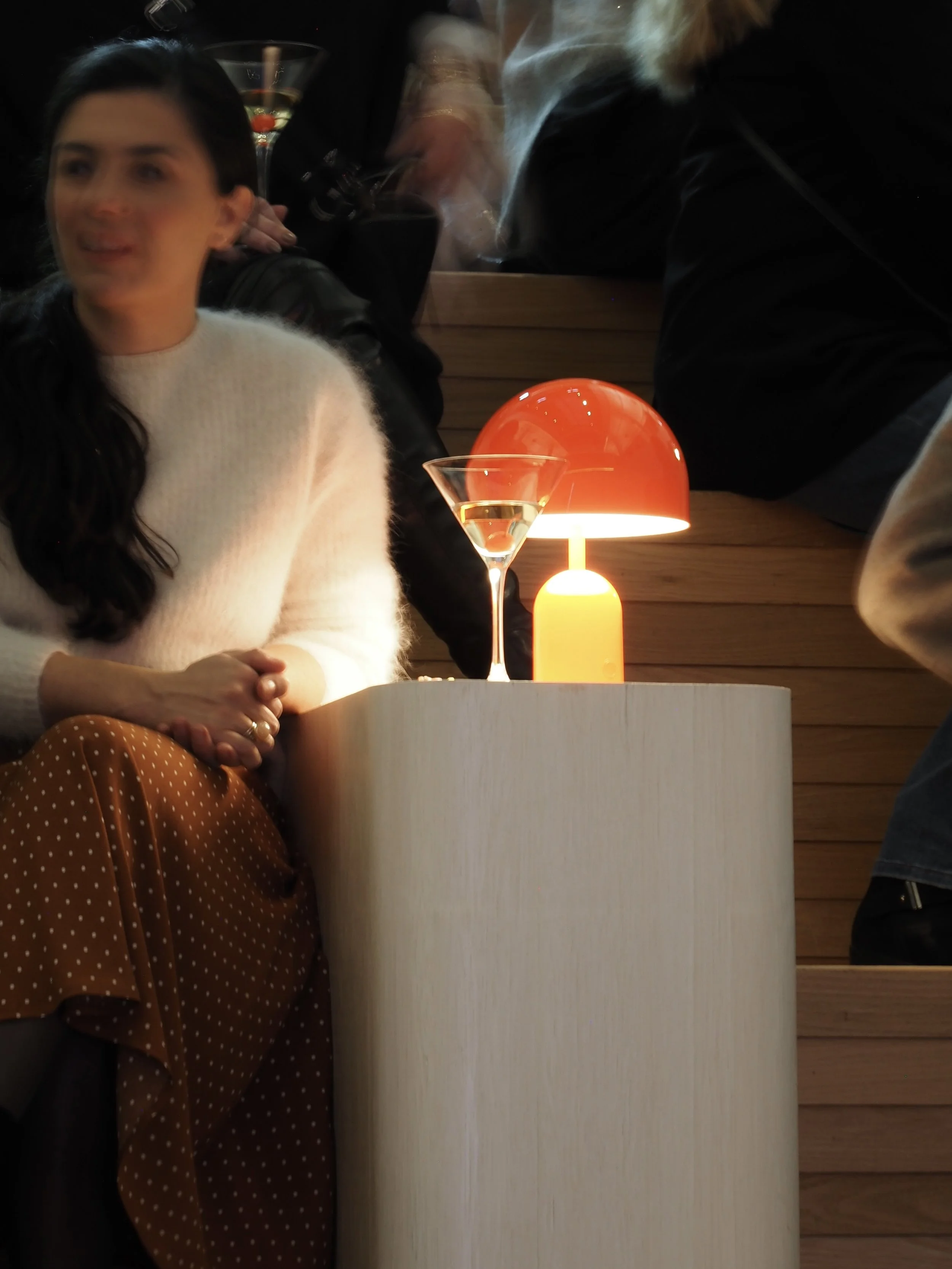 Tom Dixon lighting installation at NIO House Oslo, curated by Catrine Svellingen and Susanne Swegen