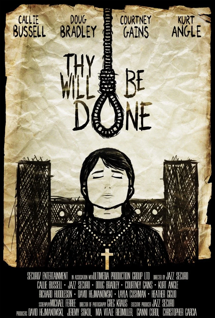 "Thy Will Be Done Poster". Photoshop Illustration for client. (2024)