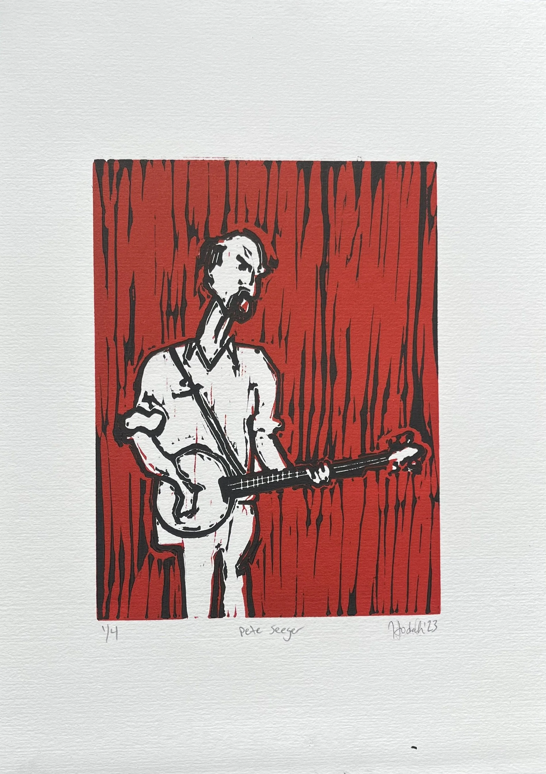 'Pete Seeger' (Red)