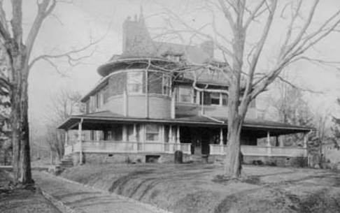 Black & White photo of the Clark House located in Montclair NJ