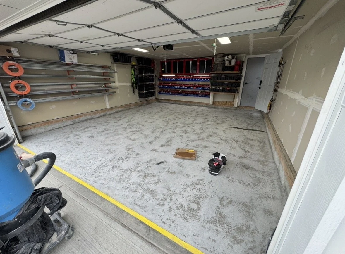 Floor Grinded & Vaccuumed