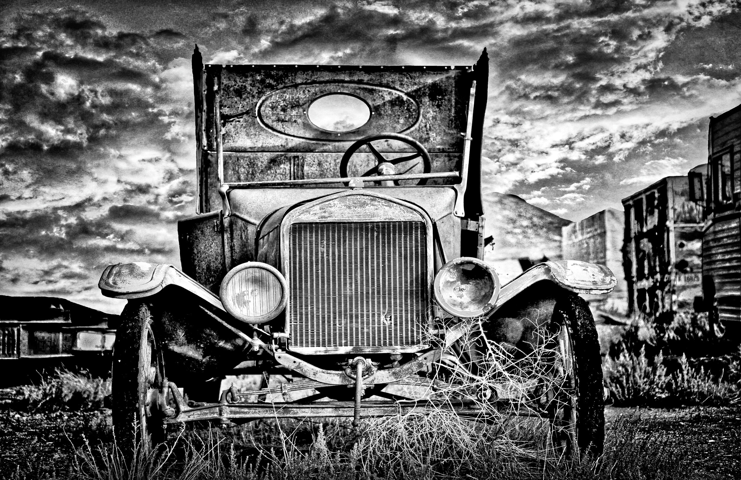 The End BW
