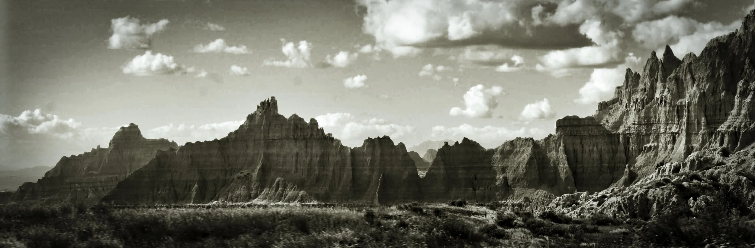 Badlands B&W
