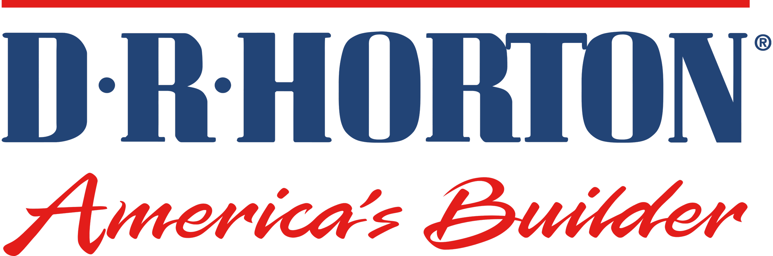 The image features the logo of Dr. Horton, with the tagline