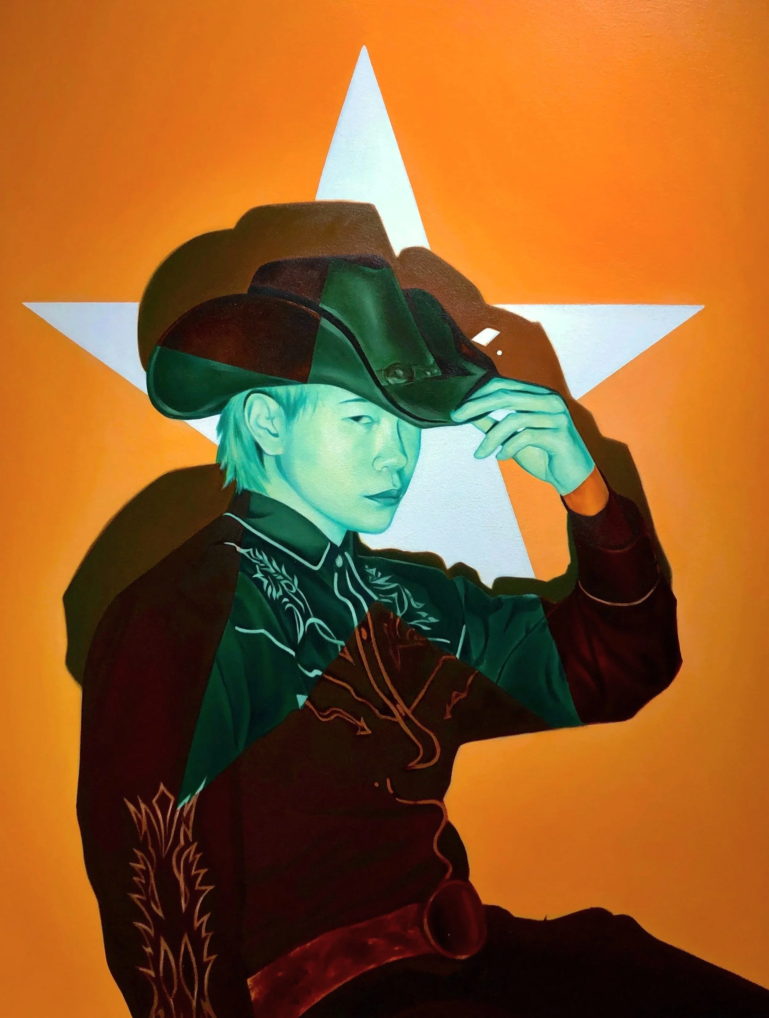 No Country For Old Milo
 
Oil on Canvas, 27 x 36," 2022