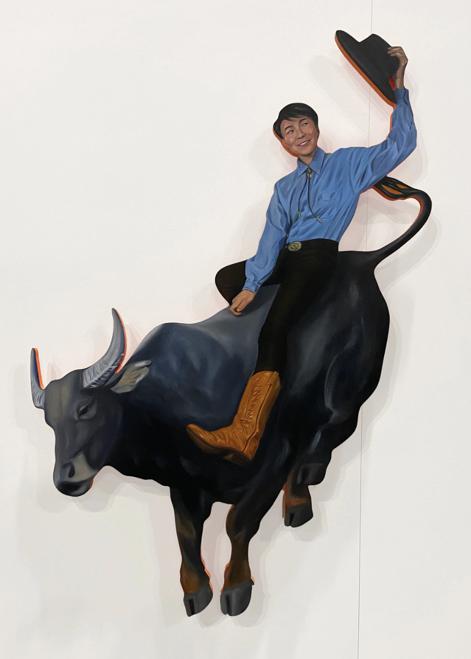 Giddy Up, Goober!
  
Oil on Panel, 38 x 52," 2020
