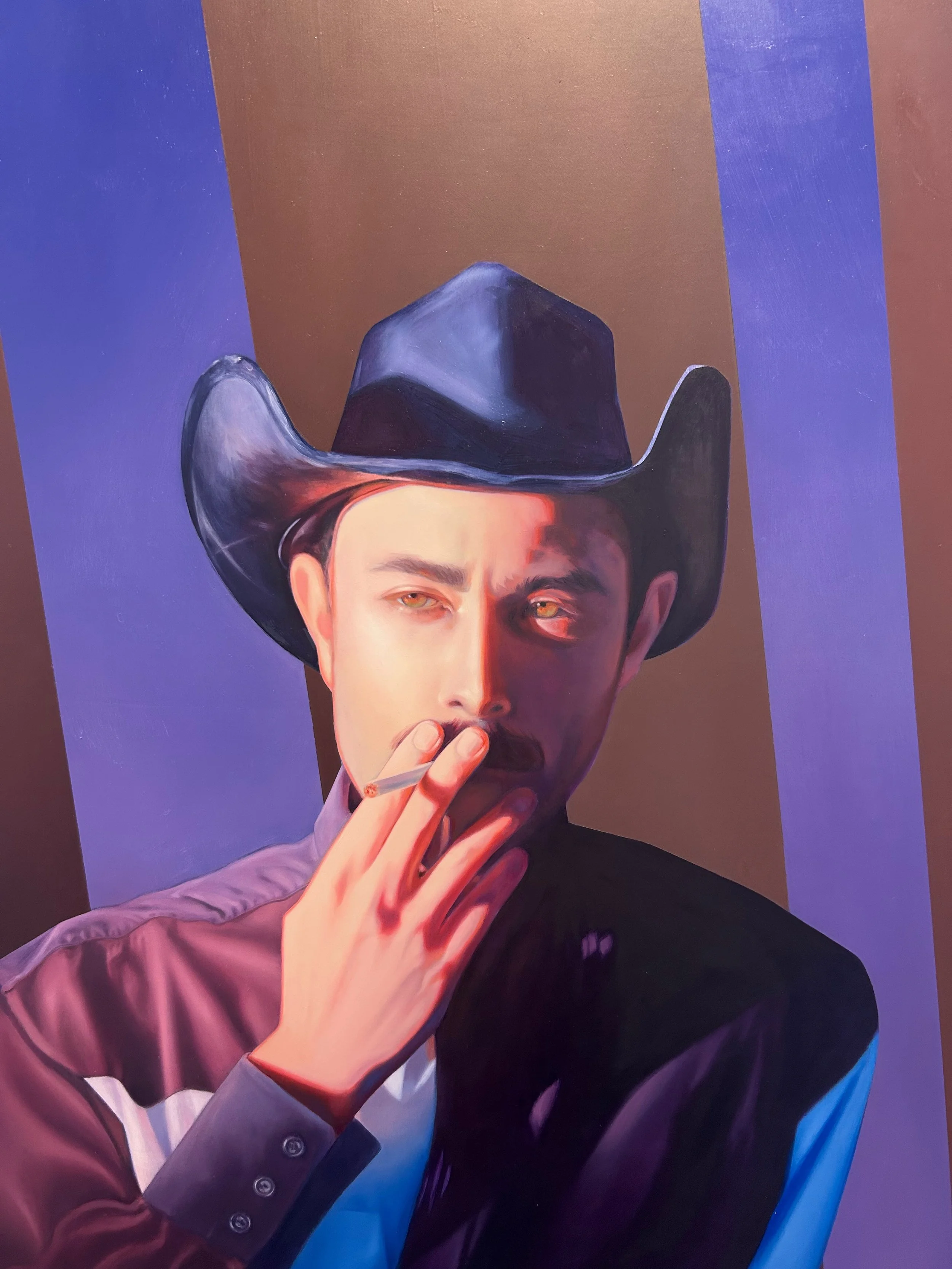 Sáng Mai (Tomorrow Morning) (detail)
  
Oil on Canvas, 26 x 35,” 2025