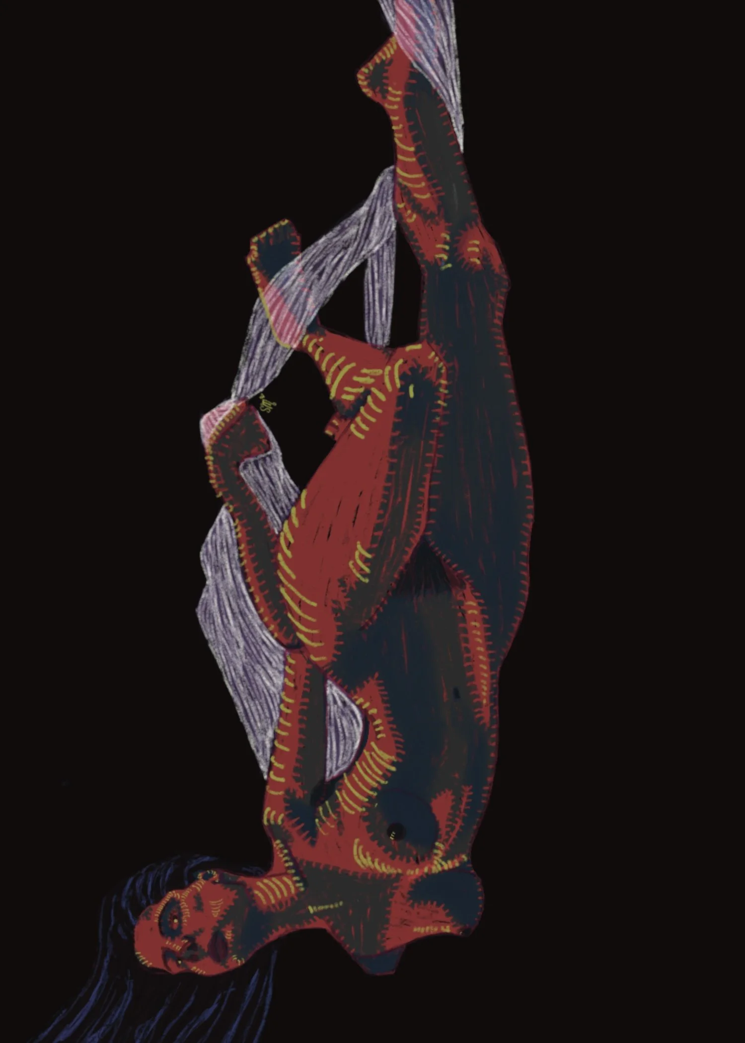 Upside Down print