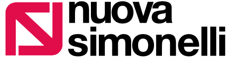 Nuova Simonelli logo with pink and black design