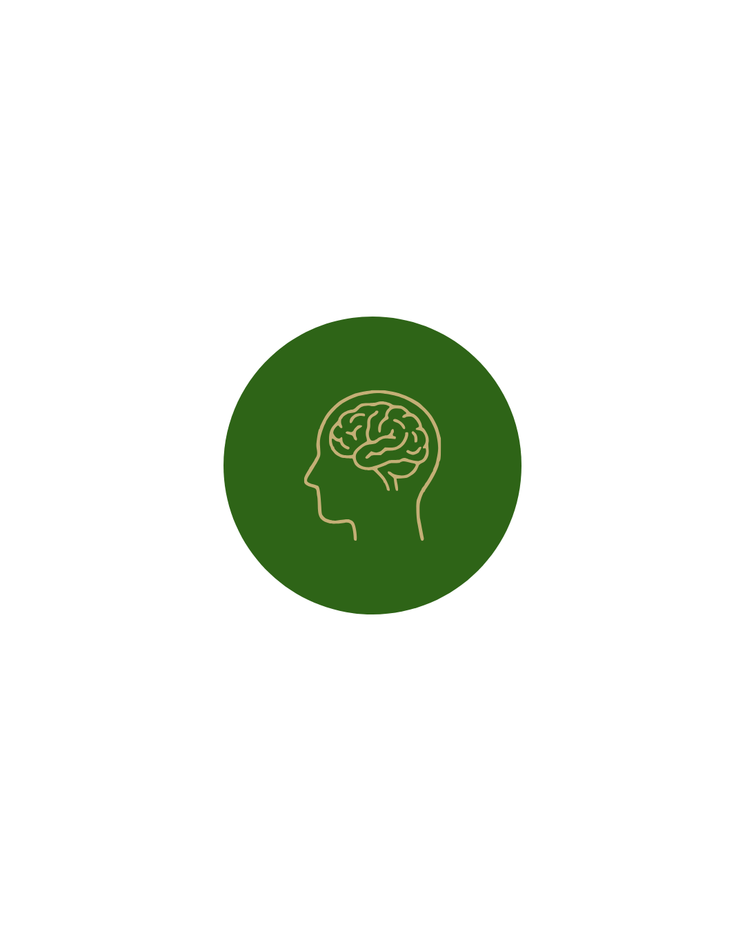 A book cover titled "Brain Power: Optimize Your Mind and Achieve Your Goals" with an illustration of a human head profile and a brain, featuring a green circle background.