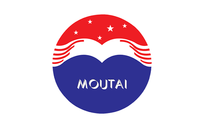 The logo of the popular chinese liquor brand Kweichow Moutai. Kweichow Moutai is sold at this website.