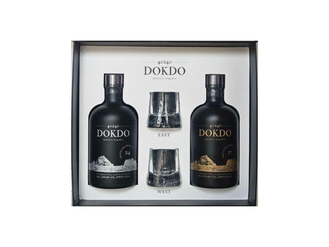 Dokdo Soju Gift Set Shot Glass Edition