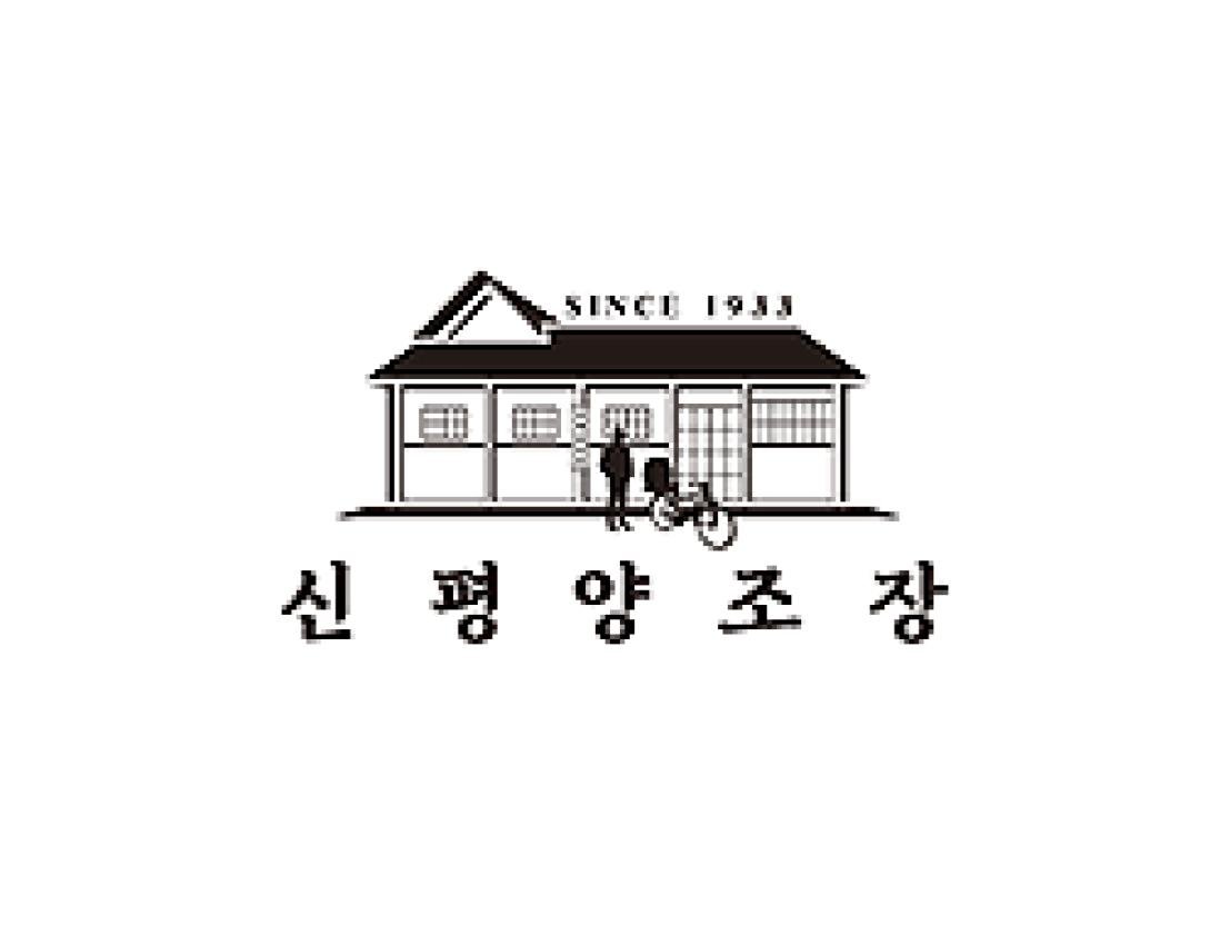 The logo of the popular korean rice wine/makgeolli brand Shinpyeong MakGeolLi, also known as Shinpyeong Brewery . Shinpyeong MakGeolLi is sold at this website.