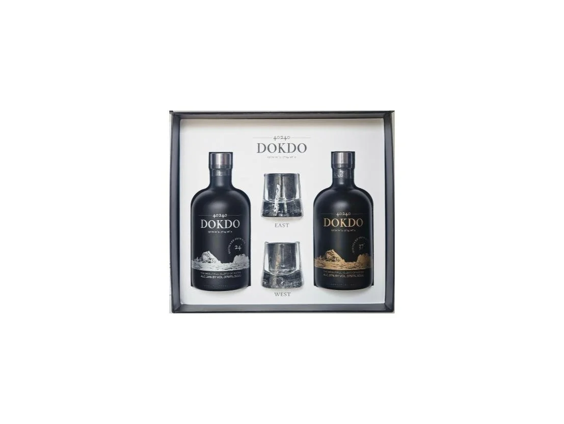 Dokdo Soju Gift Set - Shot Glass Edition