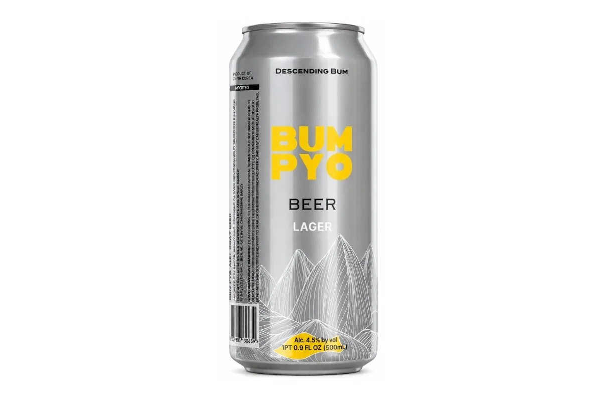 Bumpyo Lager is a crisp, refreshing Korean craft lager at 4.5% ABV, offered in a 500ML can. Smooth and versatile, it’s perfect for pairing with meals or enjoying on its own.