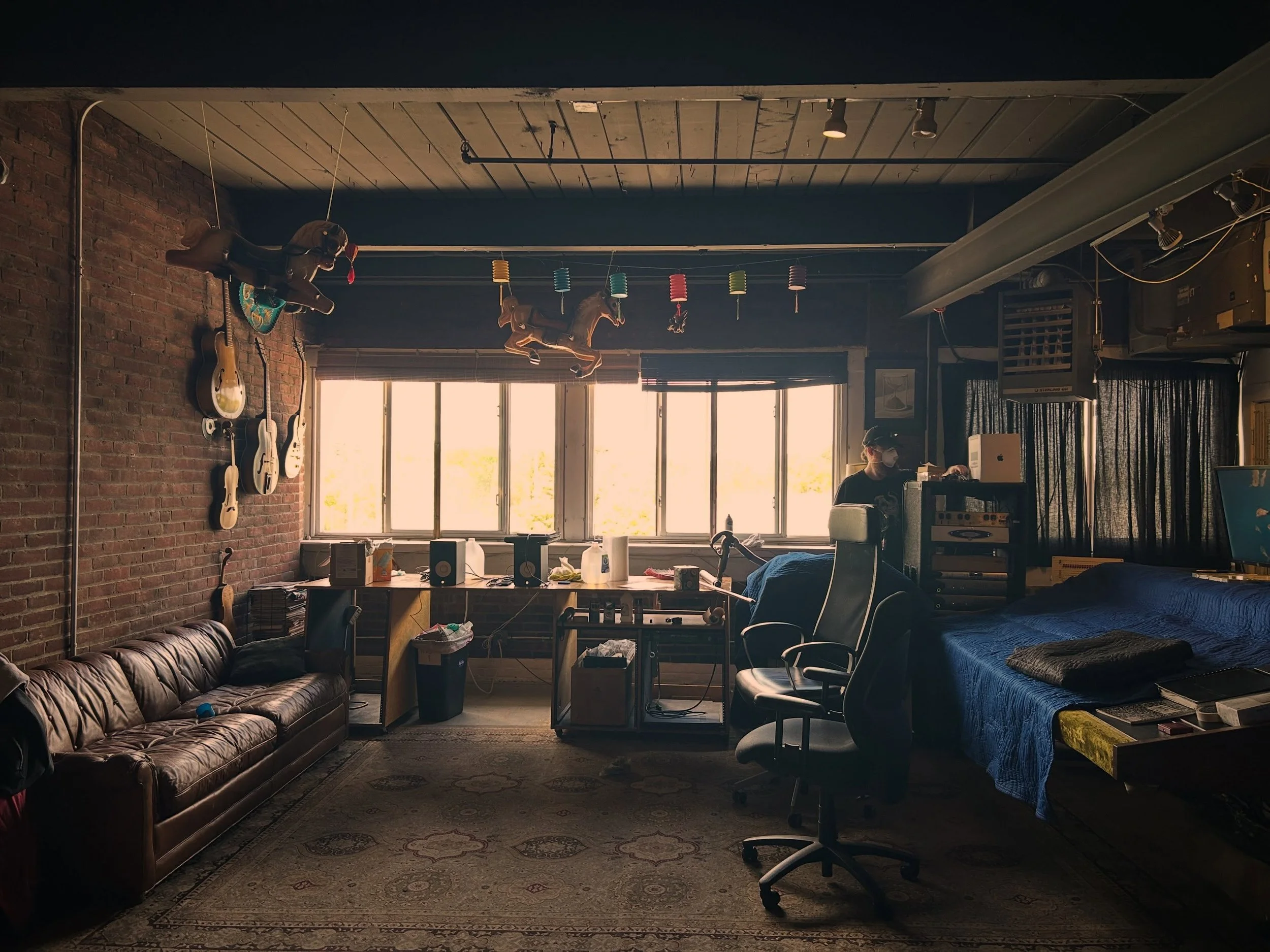Rewind to the first week of June - moving into the space! Cleaning up a bit, checking out the console, and setting up some drums+amps in the live room to experiment with band practice. Huge shoutout and thanks to everyone who pitched in to help get t