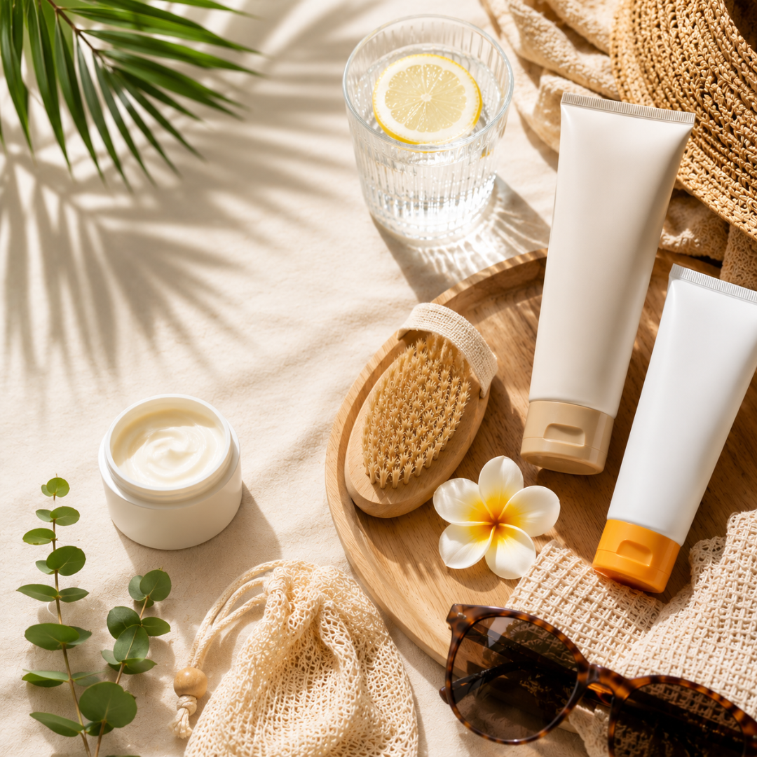 Your Simple Summer Skin Routine (Face + Body)
