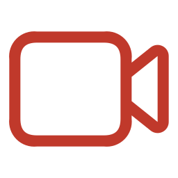 Red video camera icon