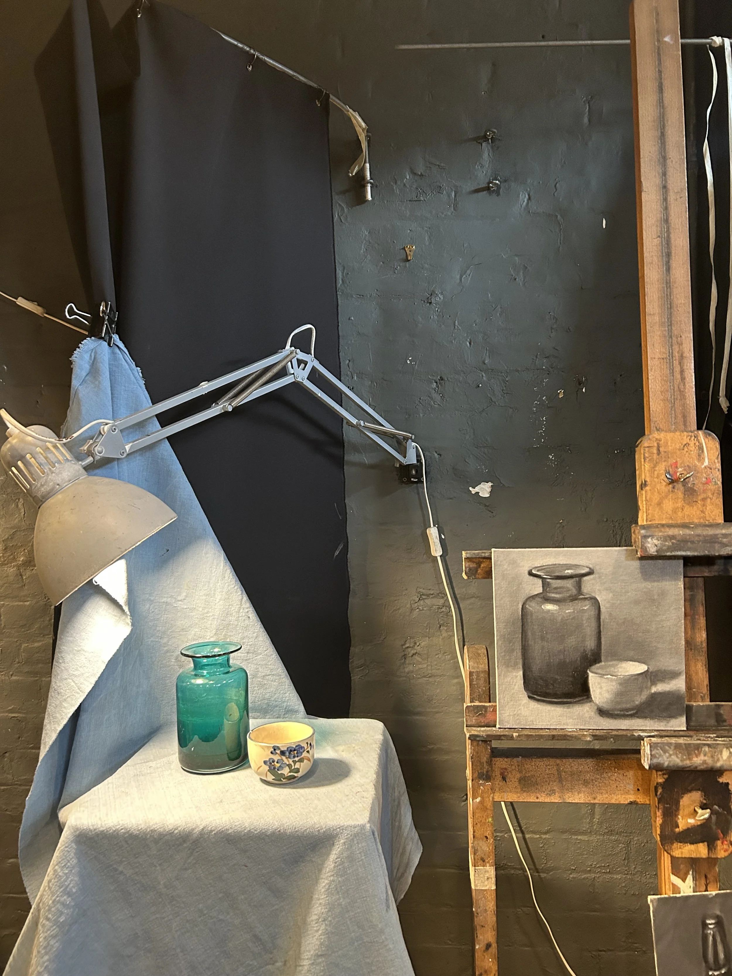 Glass Bottle and Cup Grisaille set up.jpeg