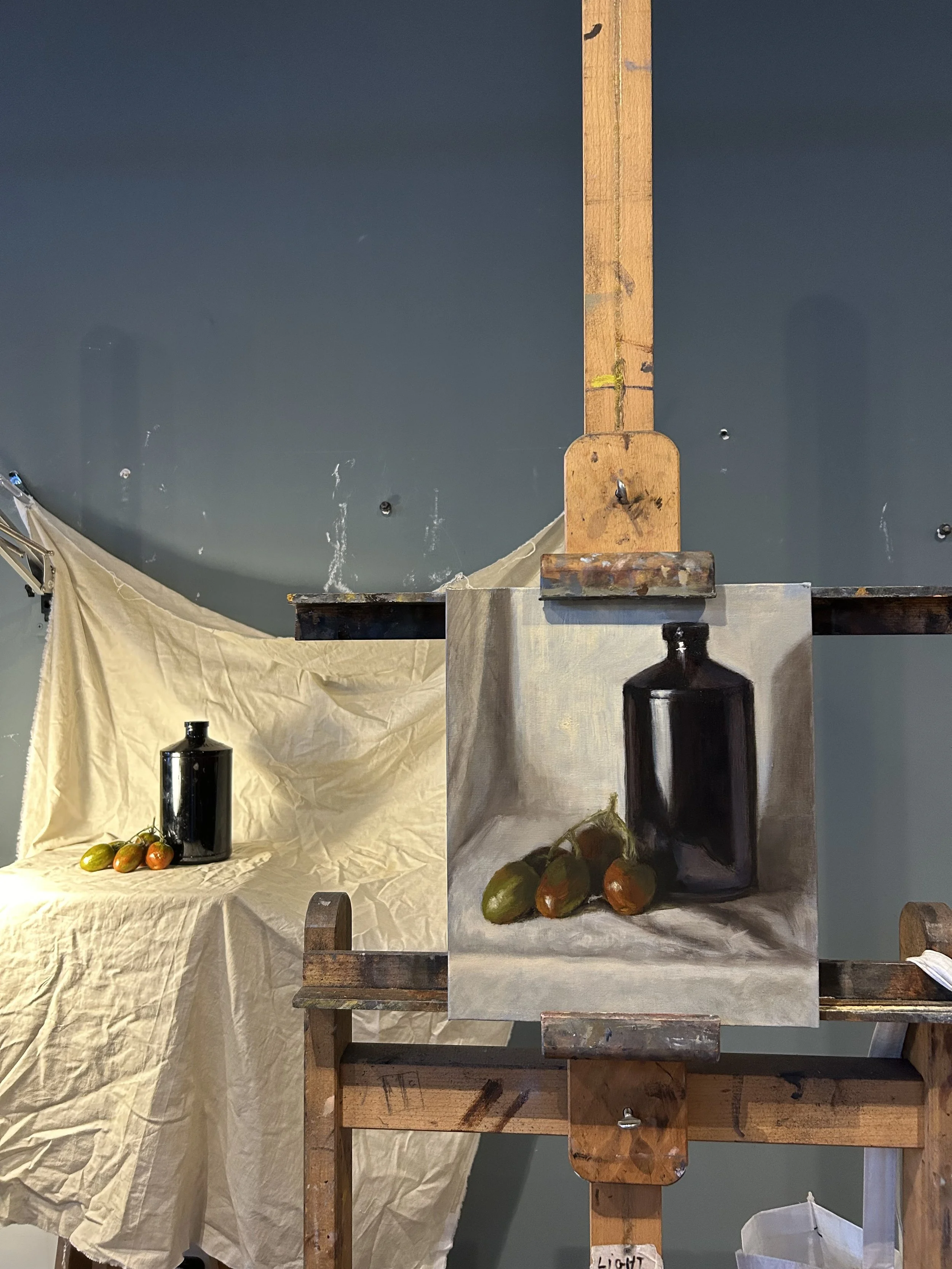 Bottle with Green Tomatoes studio set up.jpeg