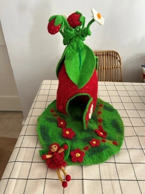 Strawberry Fairy House