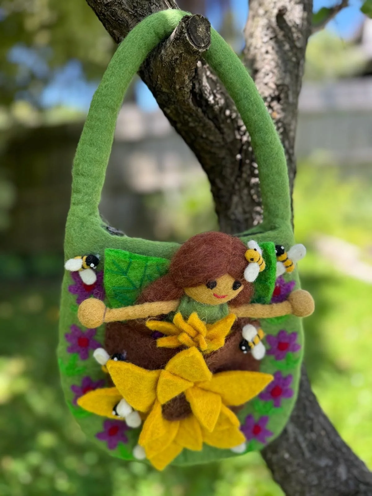 Enchanted Flower Faery and Bag Set