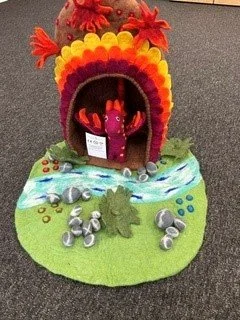 Fire Dragon with matching cave