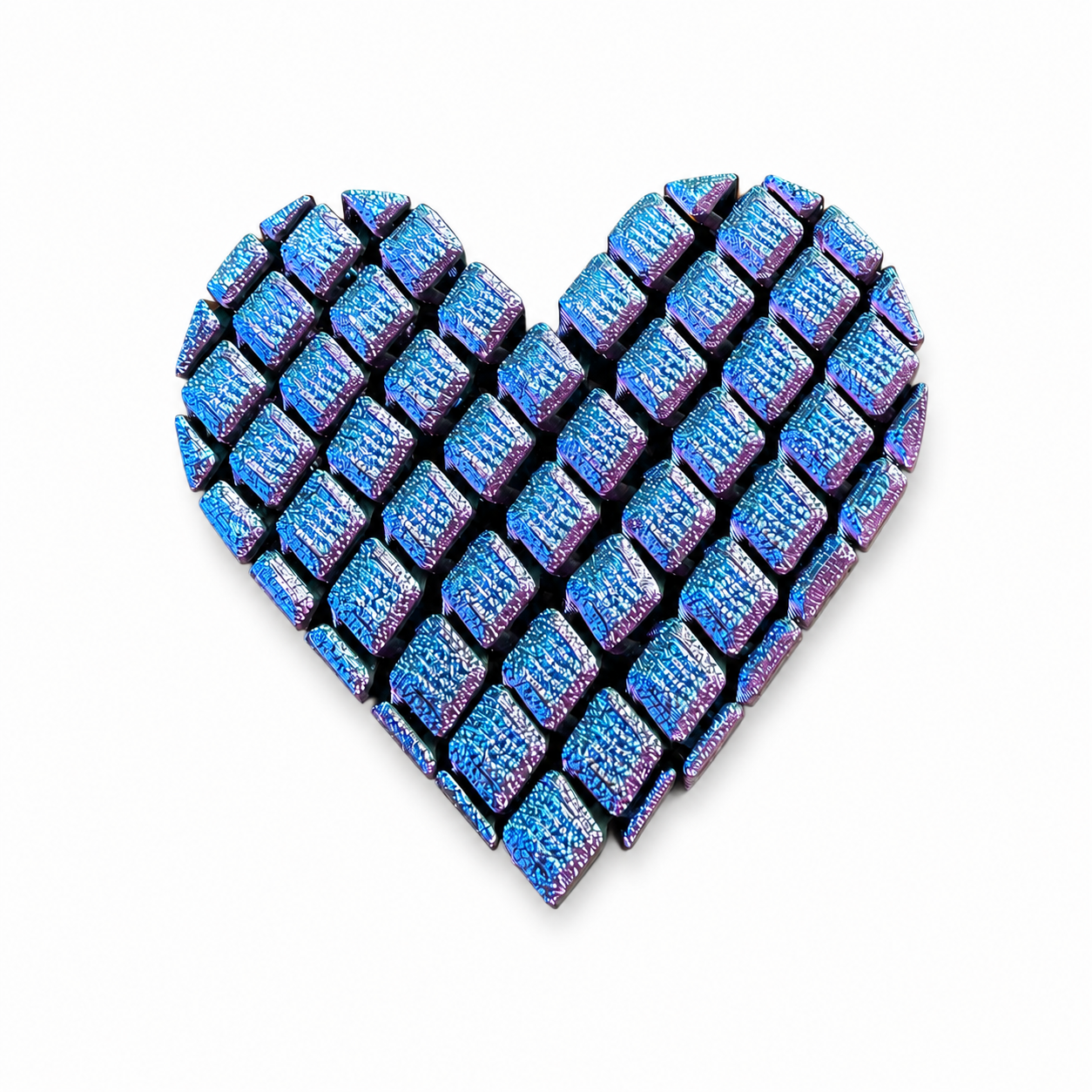 3D Printed Articulated Heart Fidget Toy | Infinity Heart Puzzle | Stress Relief Desk Toy | Valentine's Gift