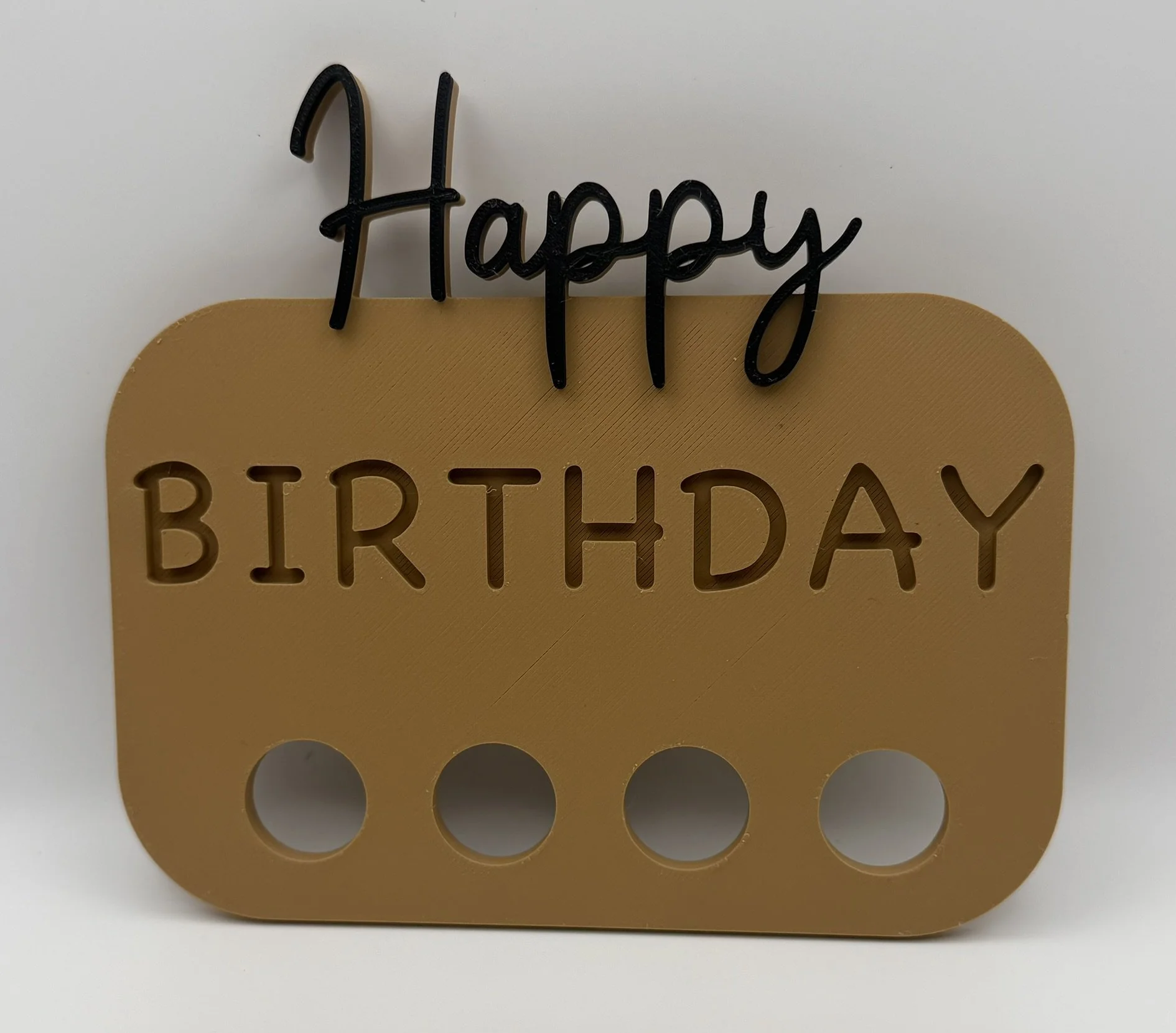 Personalised Birthday Money Holder | Custom Birthday Cash Gift Holder | Happy Birthday Money Gift Display | 3D Printed Birthday Keepsake |