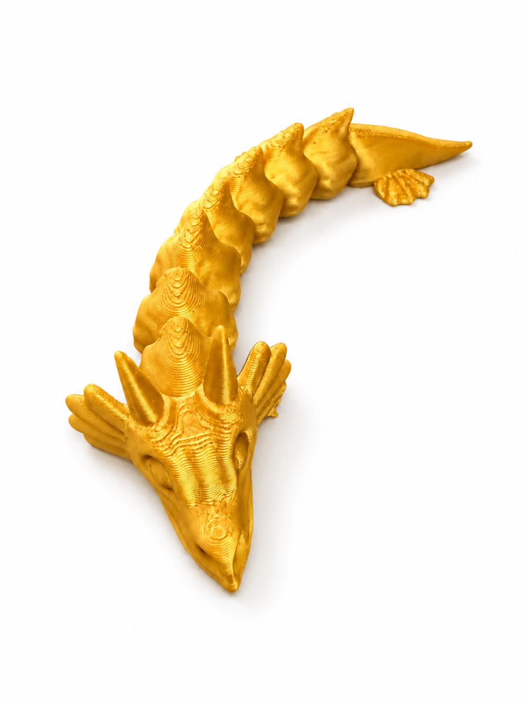 3D Printed Articulated Dragon | Flexible Dragon Fidget Toy | Fantasy Desk Decor | Collectible Dragon Figure | Gift for Dragon Lovers