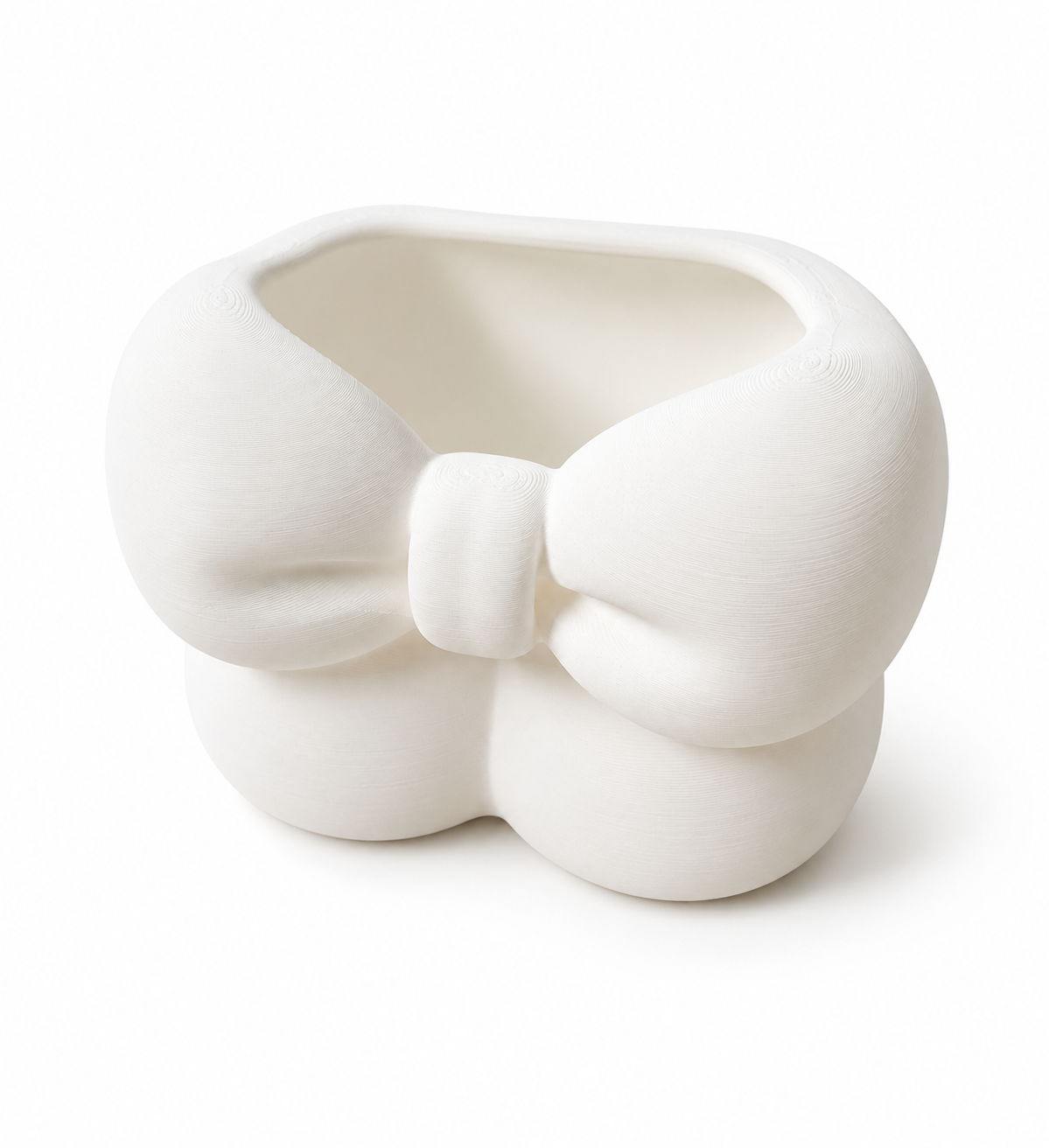 3D Printed Bow Storage Bowl | Cute Decorative Catchall Tray | Jewellery Dish | Desk Organiser | Vanity Storage