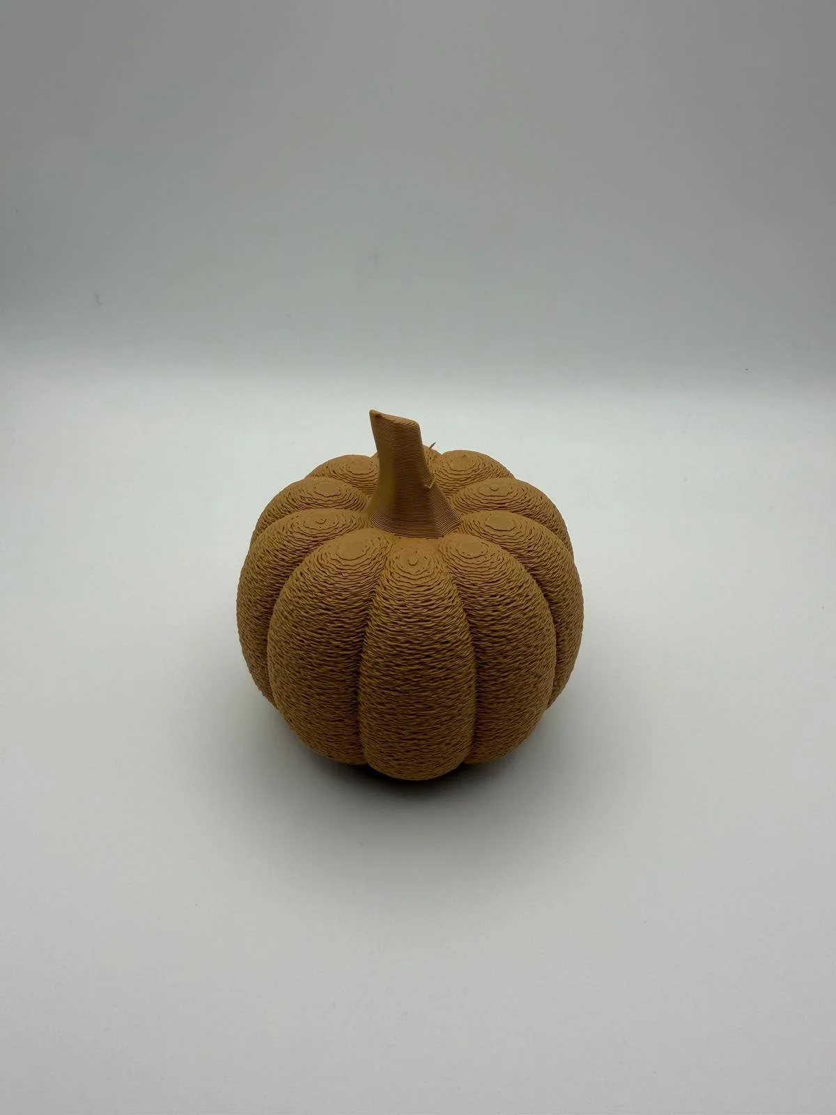 3D Printed Textured Pumpkin Ornament | Rustic Autumn & Halloween Decor | Seasonal Home Decoration