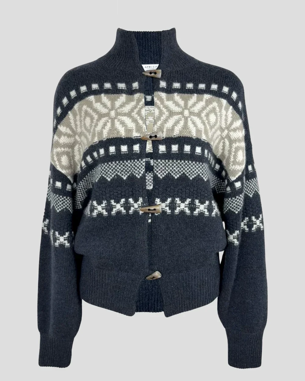 FAIR ISLE CASHMERE CARDIGAN