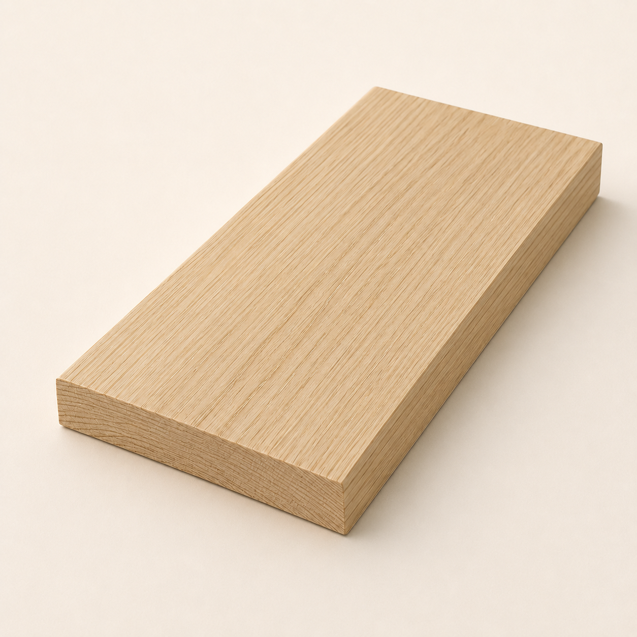 White oak grain sample for custom wooden wine boxes.