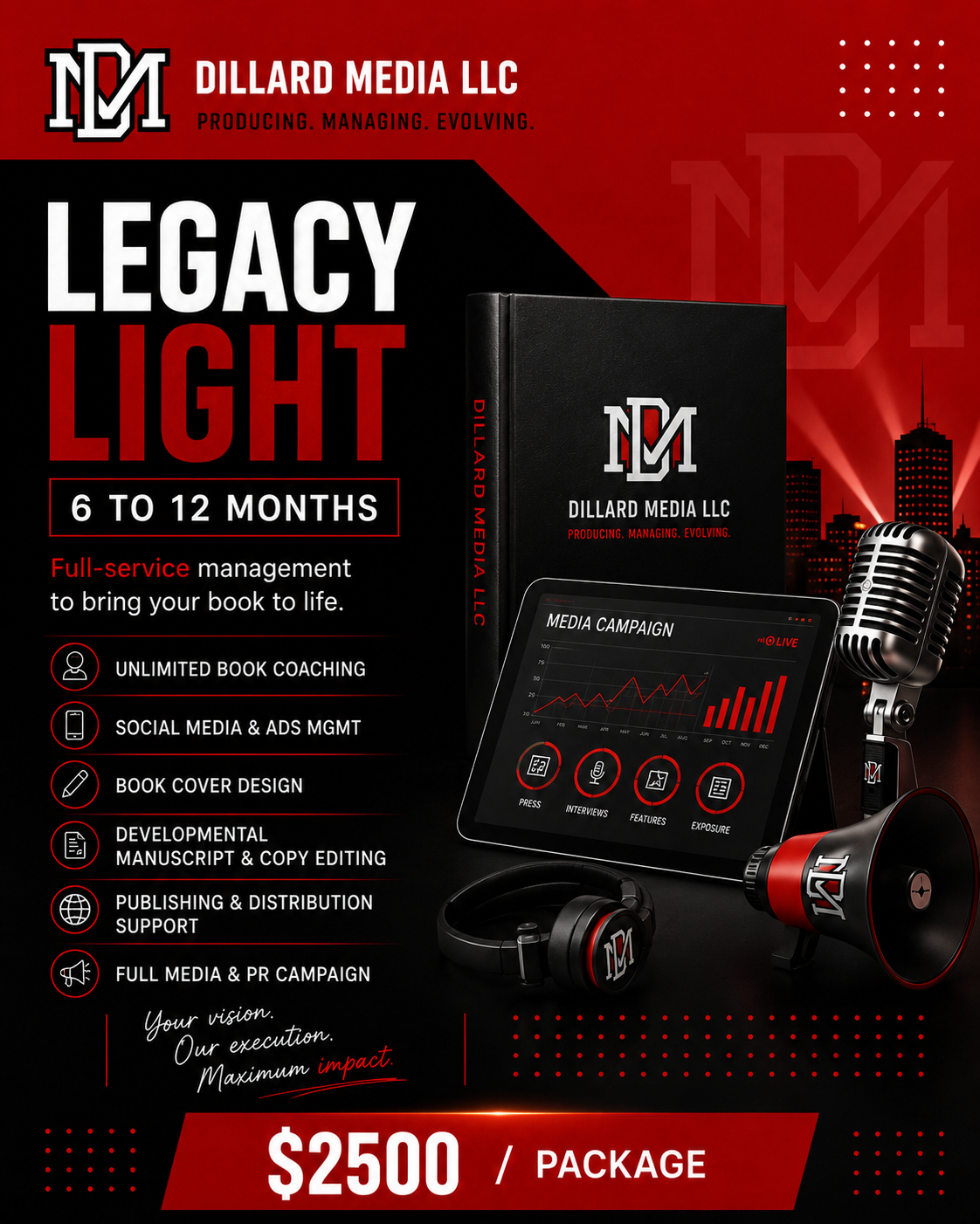 Legacy Light Package- $2500